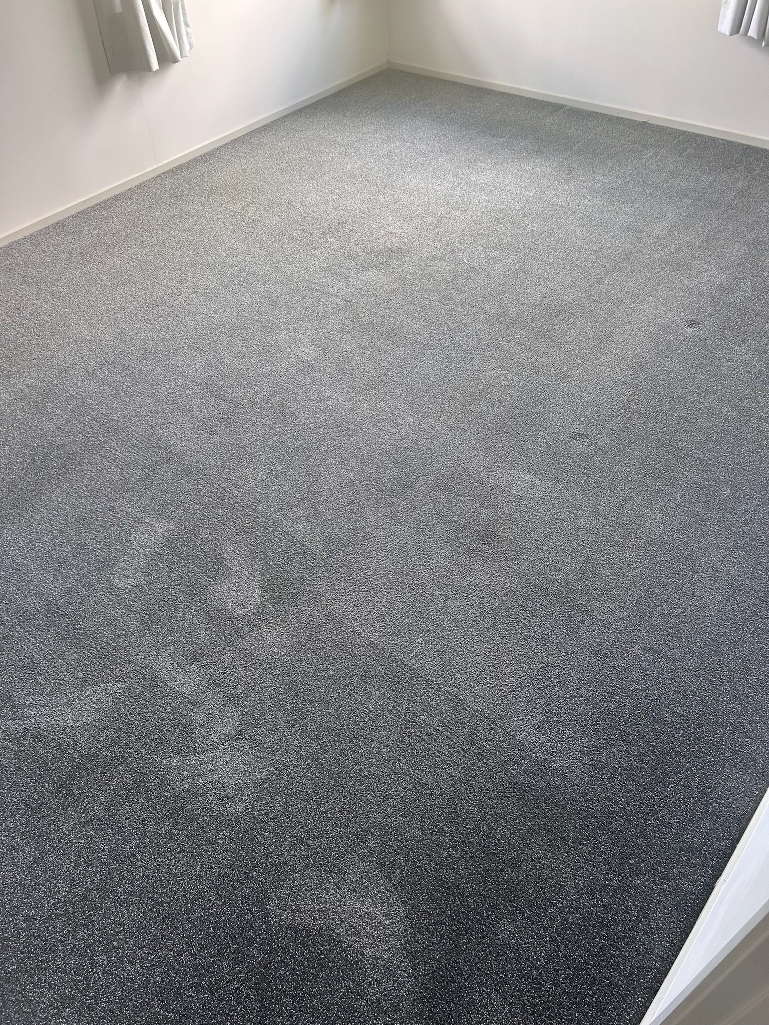 Bedroom carpet after professional cleaning — uniform and restored